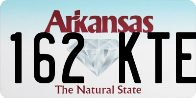 AR license plate 162KTE