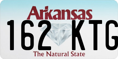 AR license plate 162KTG