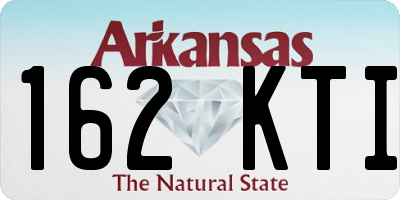 AR license plate 162KTI
