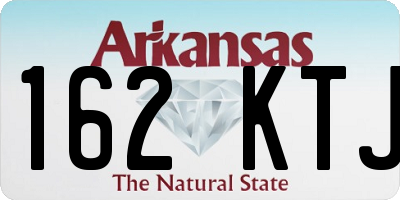 AR license plate 162KTJ