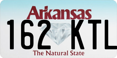 AR license plate 162KTL