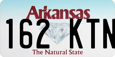 AR license plate 162KTN