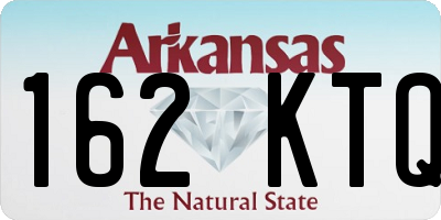 AR license plate 162KTQ