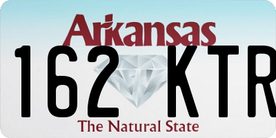 AR license plate 162KTR