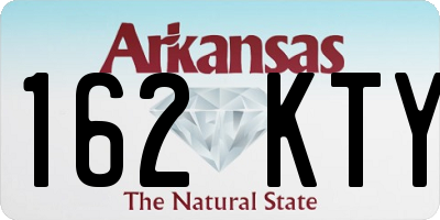AR license plate 162KTY