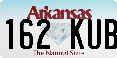 AR license plate 162KUB