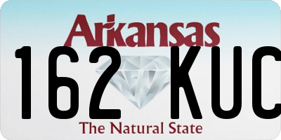 AR license plate 162KUC