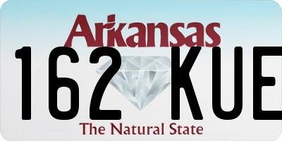 AR license plate 162KUE