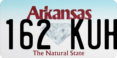 AR license plate 162KUH