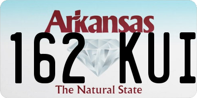 AR license plate 162KUI