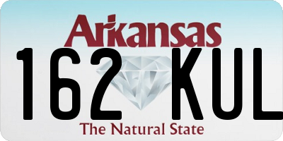 AR license plate 162KUL