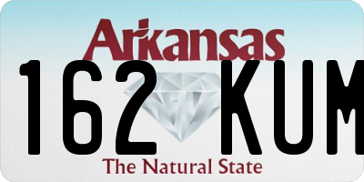 AR license plate 162KUM