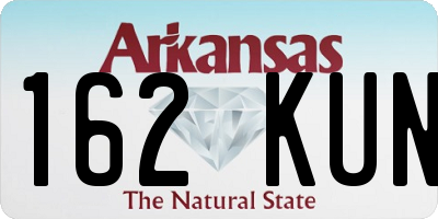 AR license plate 162KUN