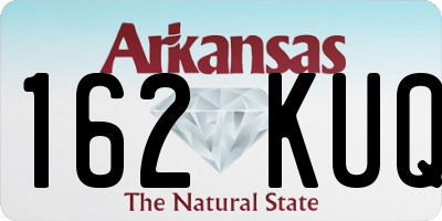 AR license plate 162KUQ