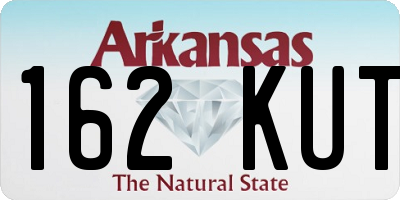 AR license plate 162KUT