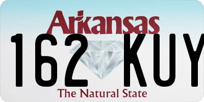 AR license plate 162KUY