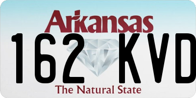 AR license plate 162KVD