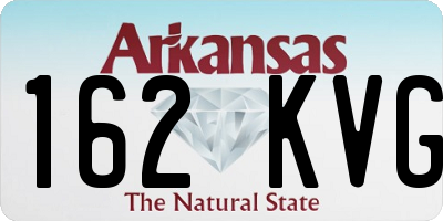 AR license plate 162KVG