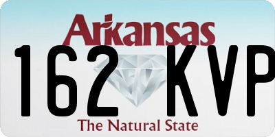 AR license plate 162KVP