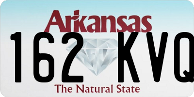AR license plate 162KVQ