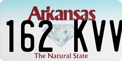 AR license plate 162KVV