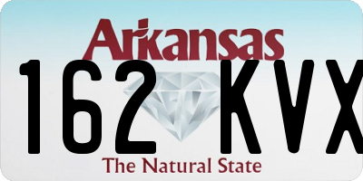 AR license plate 162KVX