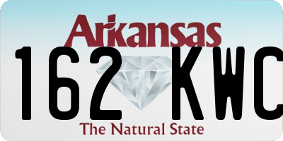AR license plate 162KWC