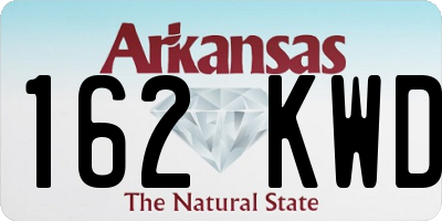 AR license plate 162KWD