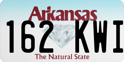 AR license plate 162KWI
