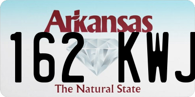 AR license plate 162KWJ