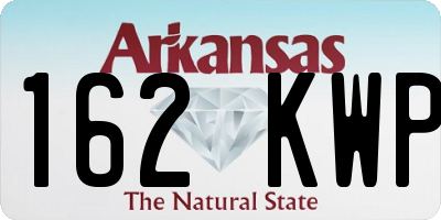 AR license plate 162KWP