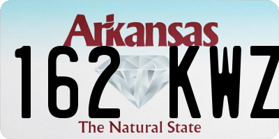 AR license plate 162KWZ