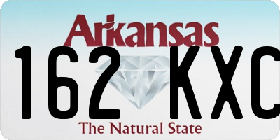 AR license plate 162KXC