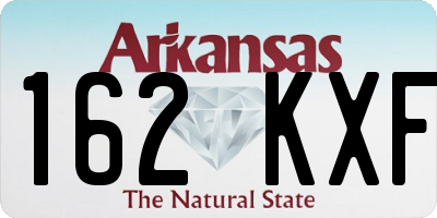 AR license plate 162KXF