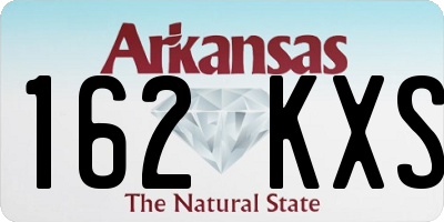 AR license plate 162KXS