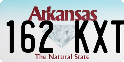 AR license plate 162KXT