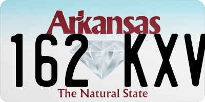 AR license plate 162KXV