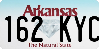 AR license plate 162KYC