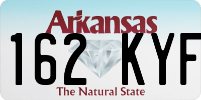 AR license plate 162KYF