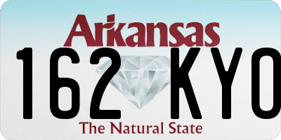AR license plate 162KYO
