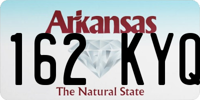 AR license plate 162KYQ