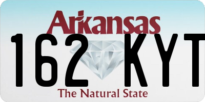 AR license plate 162KYT