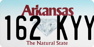 AR license plate 162KYY