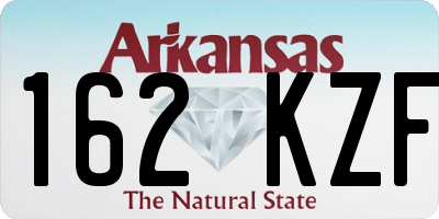 AR license plate 162KZF