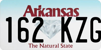 AR license plate 162KZG