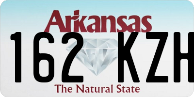 AR license plate 162KZH