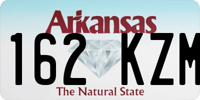 AR license plate 162KZM