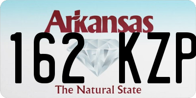 AR license plate 162KZP