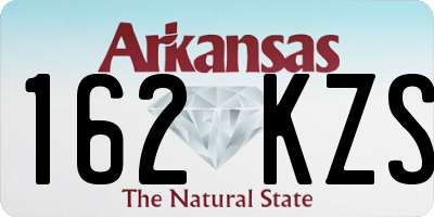 AR license plate 162KZS