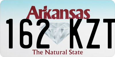AR license plate 162KZT